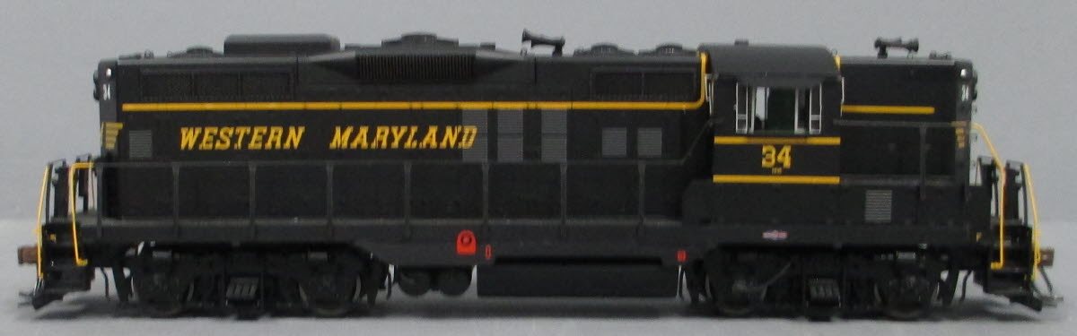 Athearn G62784 HO Western Maryland GP9 Diesel Locomotive with DCC & Sound #34