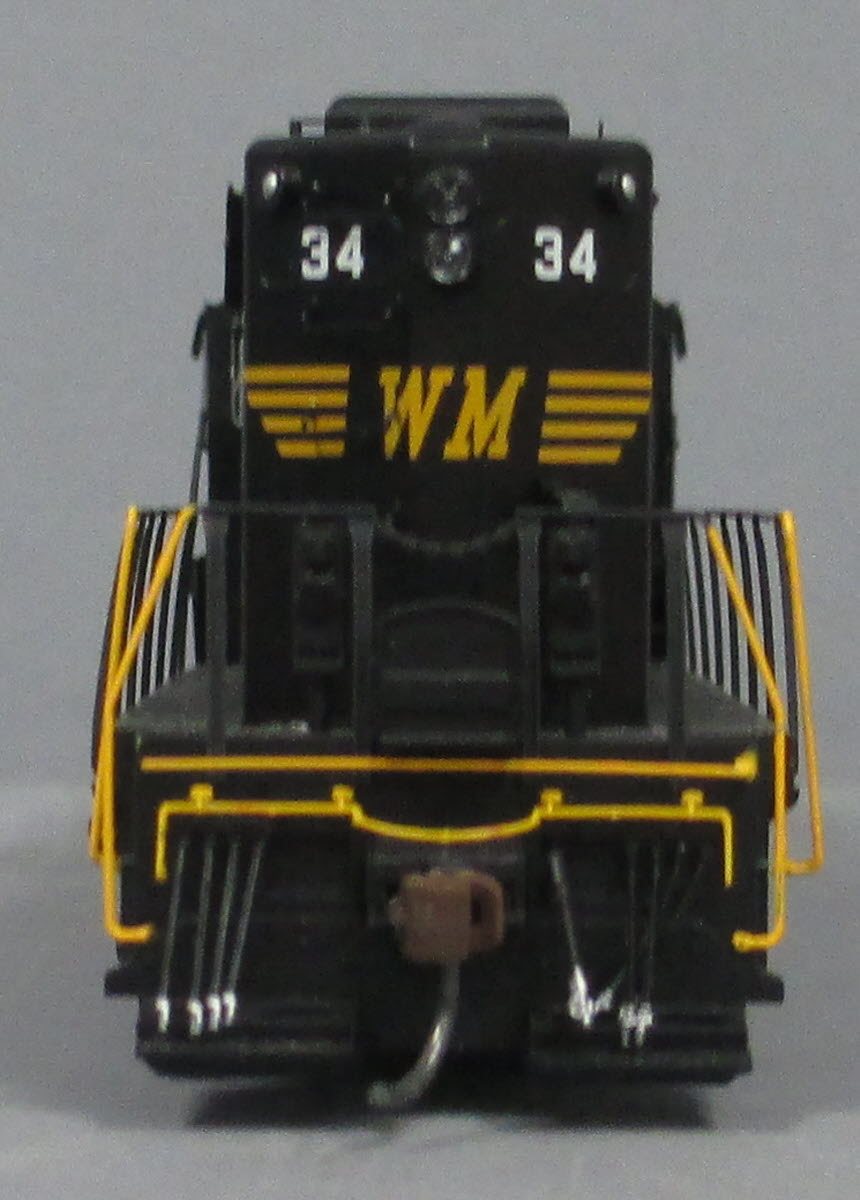 Athearn G62784 HO Western Maryland GP9 Diesel Locomotive with DCC & Sound #34