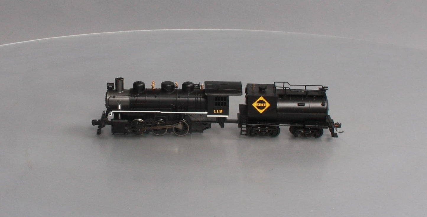Bachmann 50735 HO Erie USRA 0-6-0 Switcher w/Vanderbilt Tender Steam Loco #119