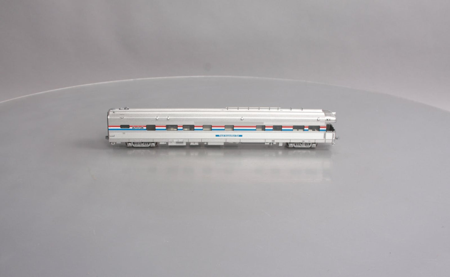 Kato 35-6001 HO Scale Amtrak Corrugated Track Inspection Business Car #10000