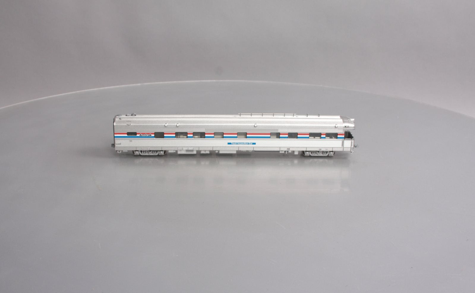 Kato 35-6001 HO Scale Amtrak Corrugated Track Inspection Business Car #10000
