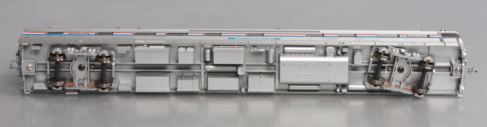 Kato 35-6001 HO Scale Amtrak Corrugated Track Inspection Business Car #10000