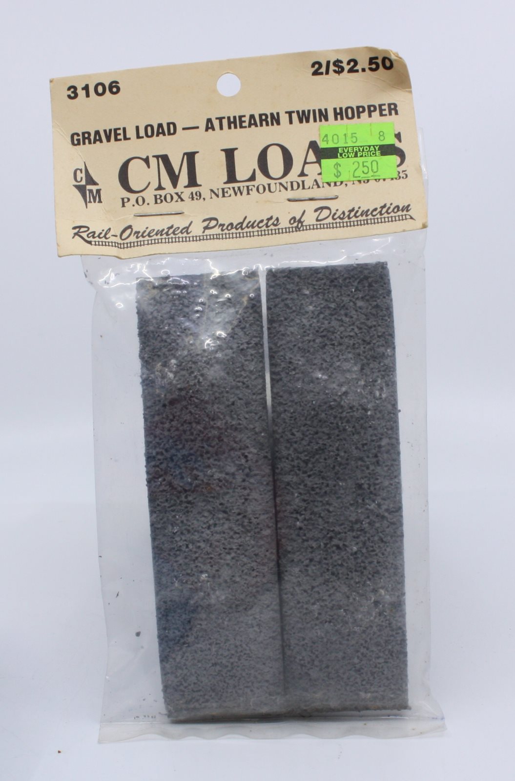 CM Loads 3106 HO Gravel Load - Athearn Twin Hopper
