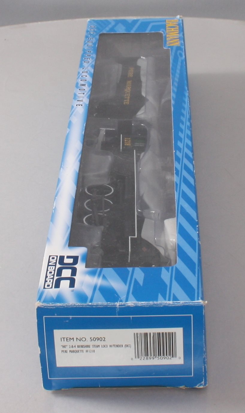 Bachmann 50902 HO Pere Marquette 2-8-4 Berkshire w/DCC Steam Locomotive #1218