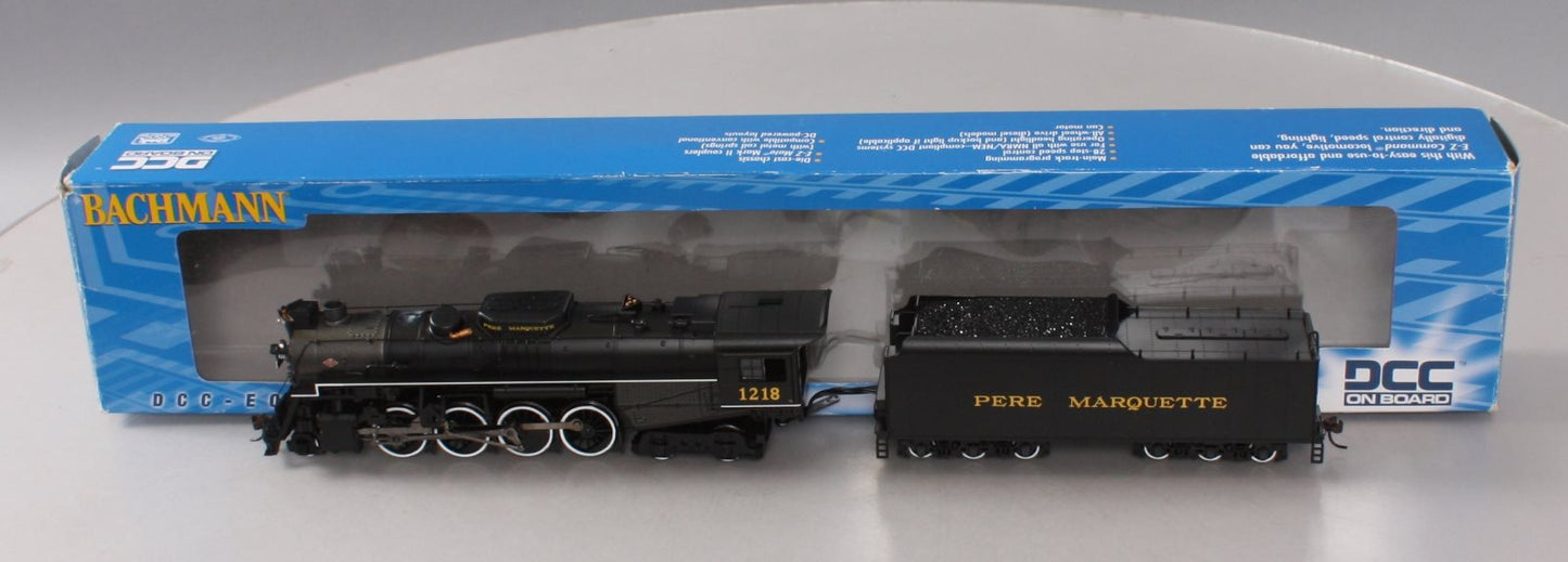 Bachmann 50902 HO Pere Marquette 2-8-4 Berkshire w/DCC Steam Locomotive #1218