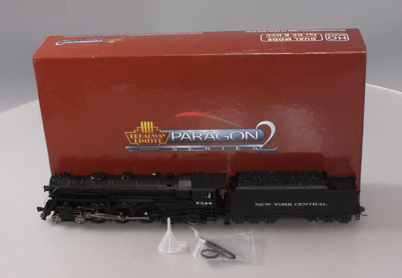 Broadway Limited 2582 HO NYC J1e 4-6-4 Hudson Steam Locomotive & Tender #5344