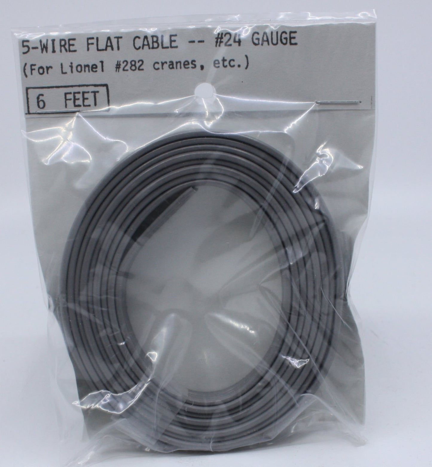 Wire-Plex FC5 5 - Wire Flat Cable #24 Gauge- 6ft. Pack