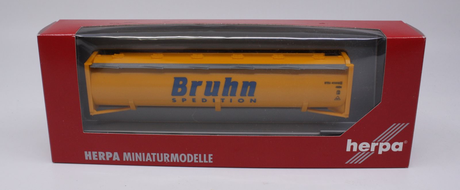 Herpa 4013150076067 HO Bruhn Spedition Tank Container