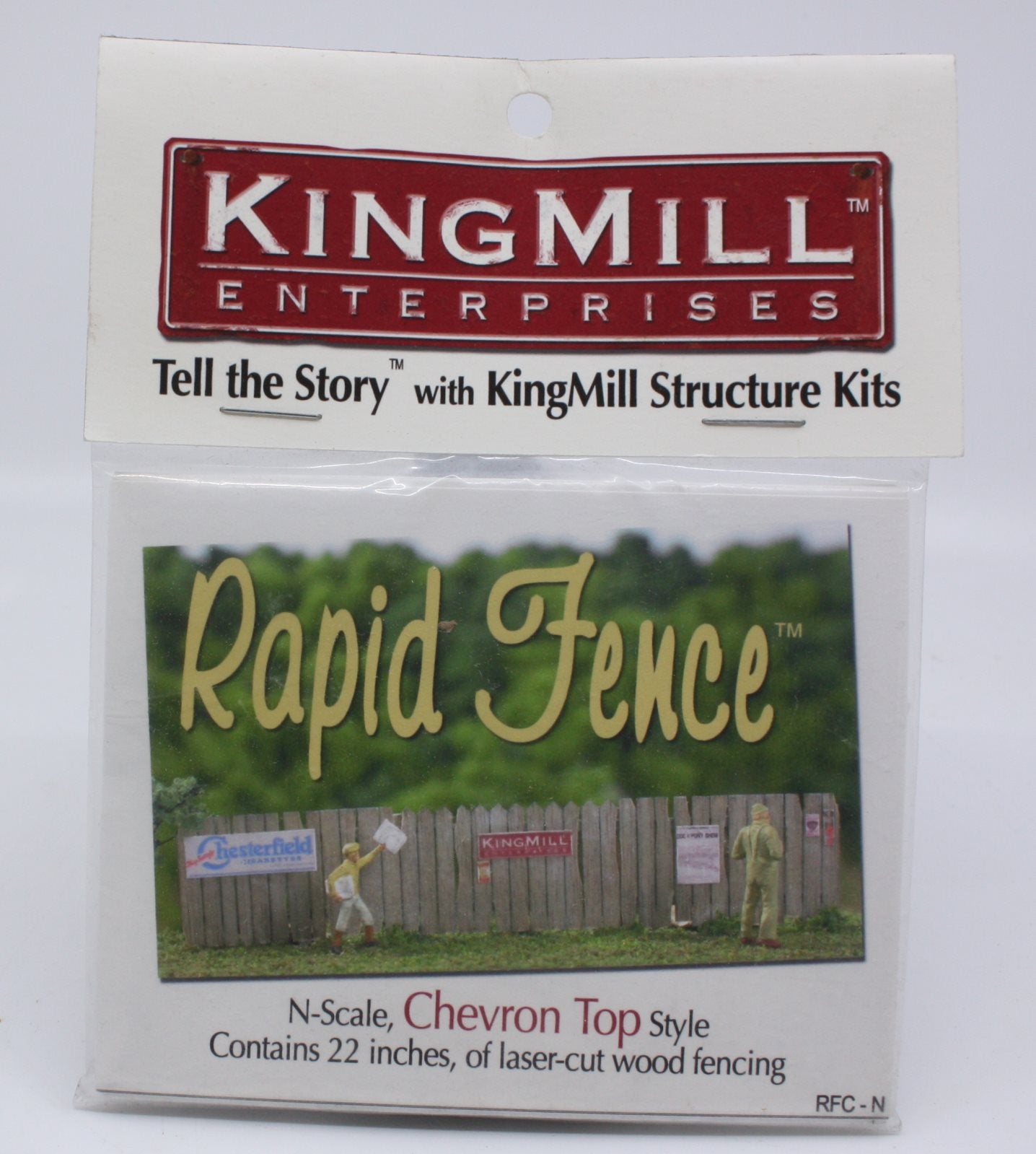 KingMill Enterprises RFC-N N Rapid Fence Chevron Top Style