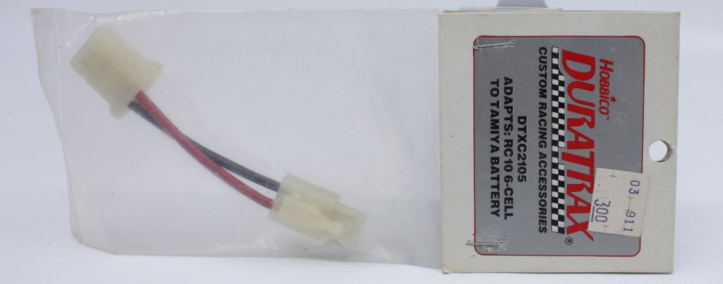 Duratrax DTXC2105 Adapts: RC 10 6-Cell 10 Tamiya Battery