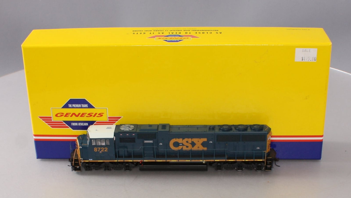 Athearn G67383 HO CXS/YN3 SD60I Diesel Locomotive w/DCC & Sound #8722