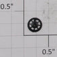 Athearn 90600X HO Black Freight Car Brake Wheels