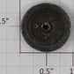 American Flyer 4322-2D O 11/16" Large Die-Cast Black Trailing Truck Wheel