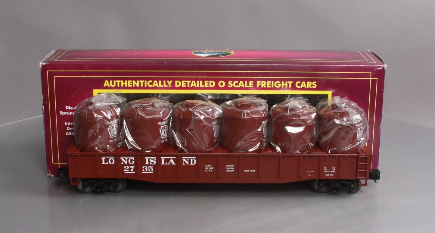 MTH 20-95208 O LIRR Gondola w/Cement Containers