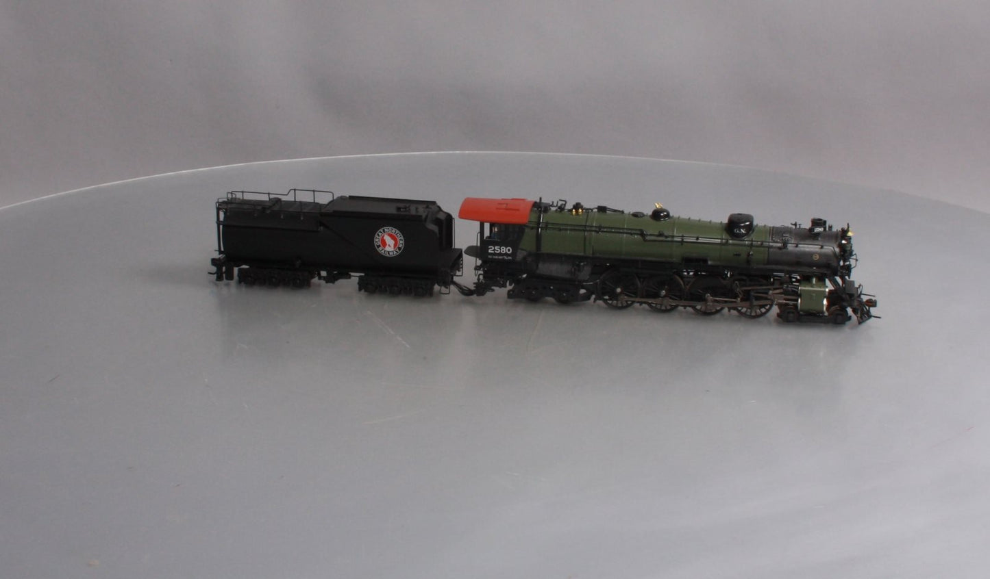 Broadway Limited 2871 HO Great Northern Class S-2 4-8-4 Open Cab #2580
