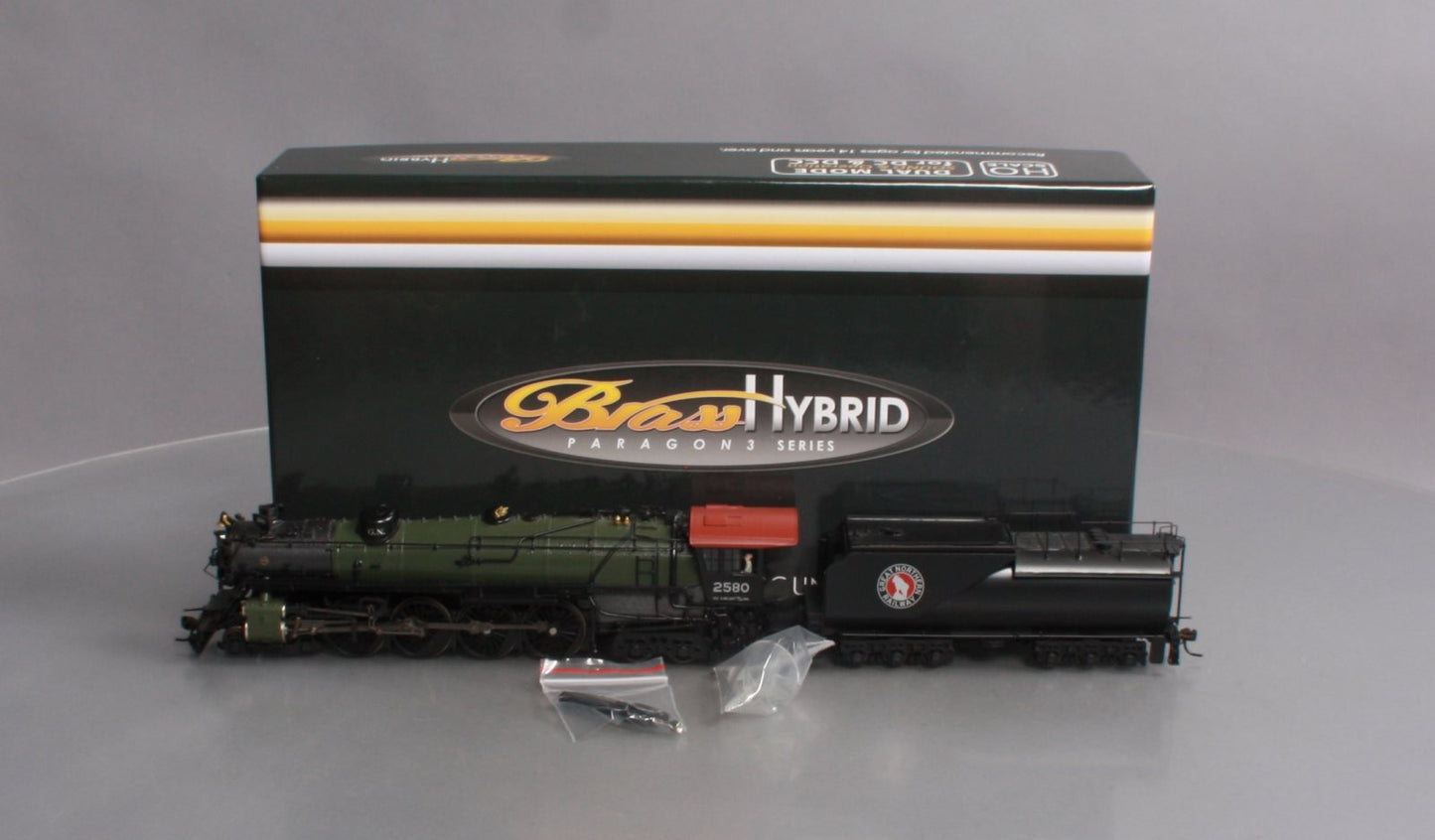 Broadway Limited 2871 HO Great Northern Class S-2 4-8-4 Open Cab #2580