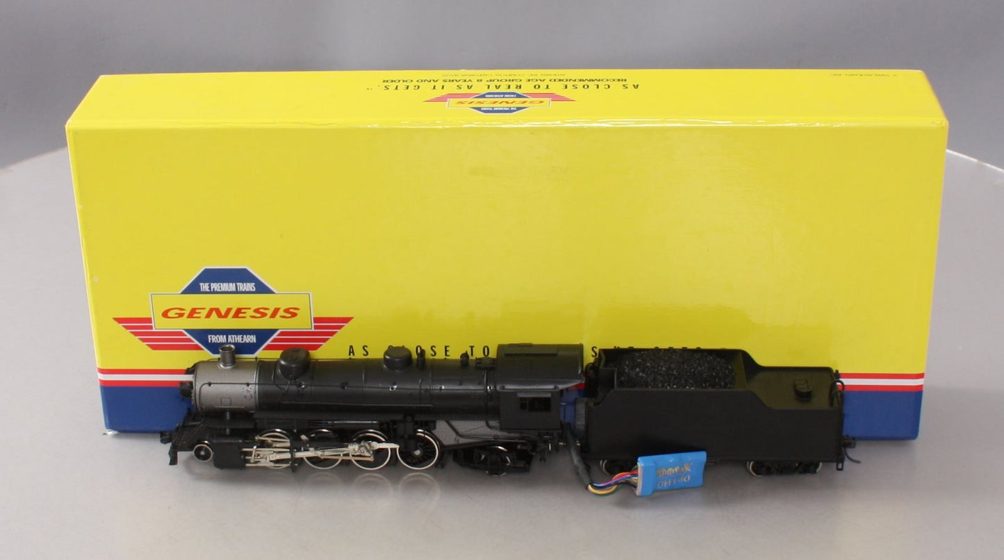 Athearn G9000 HO Undecorated USRA 2-8-2 Steam Locomotive w/Road Pilot
