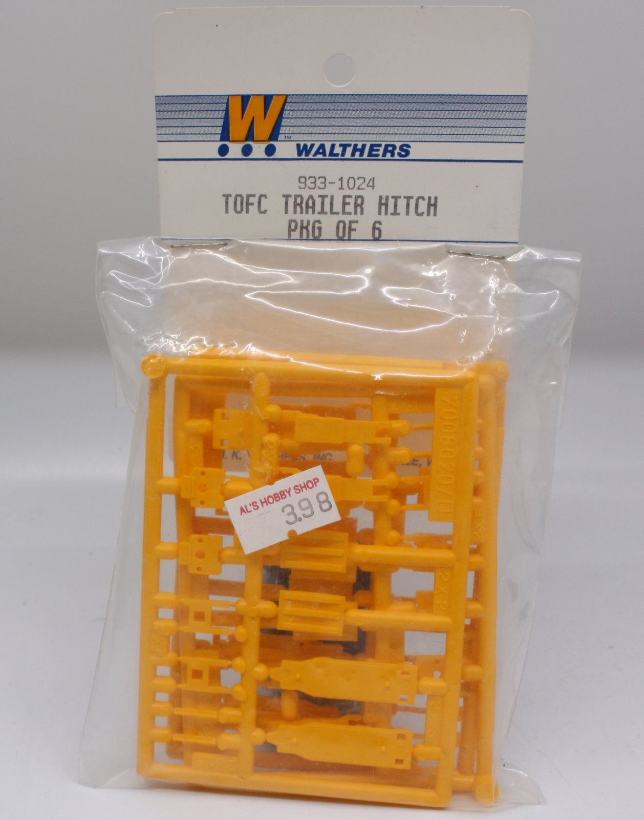 Walthers 933-1024 HO TOFC Trailer Hitch (Pack of 6)