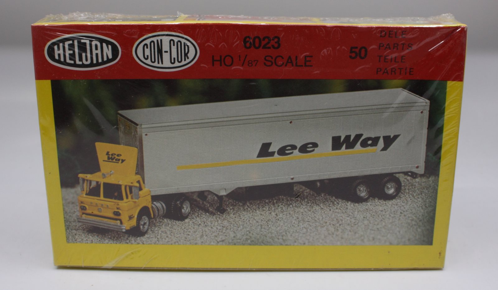 Heljan 6023 HO Con-Cor Lee Way Ford Auto Box Truck Kit