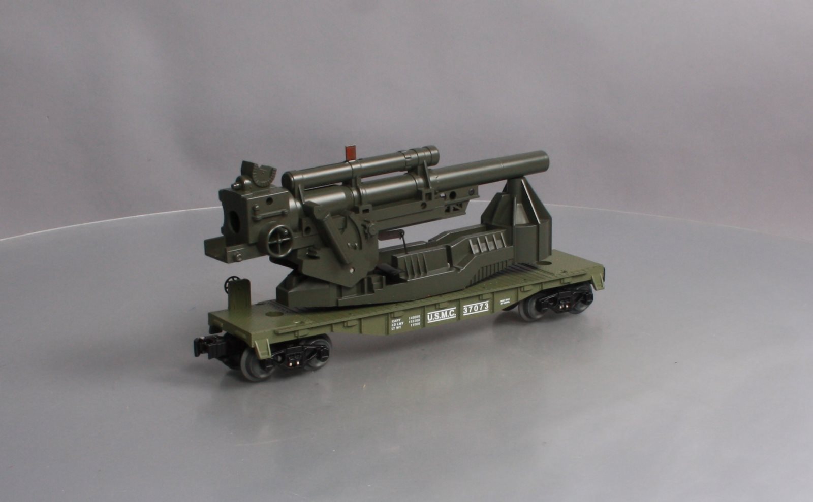 Lionel 6-37073 O USMC Cannon Car