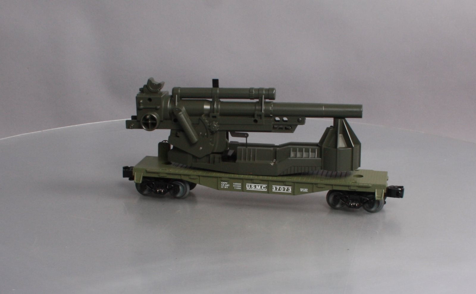 Lionel 6-37073 O USMC Cannon Car