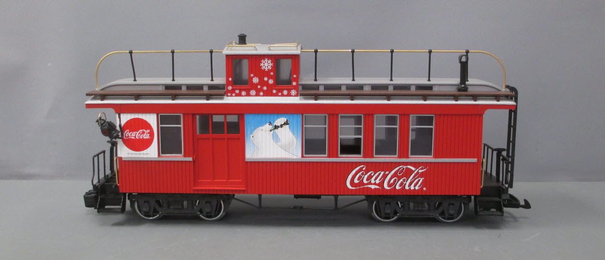 LGB 42755 G Scale Coca Cola Combo Car