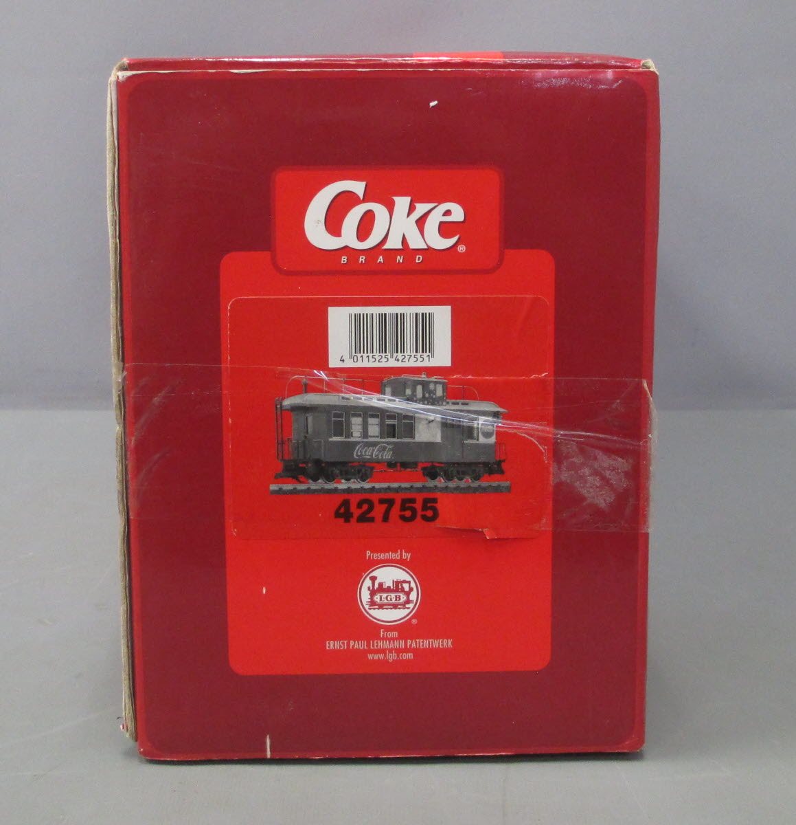 LGB 42755 G Scale Coca Cola Combo Car