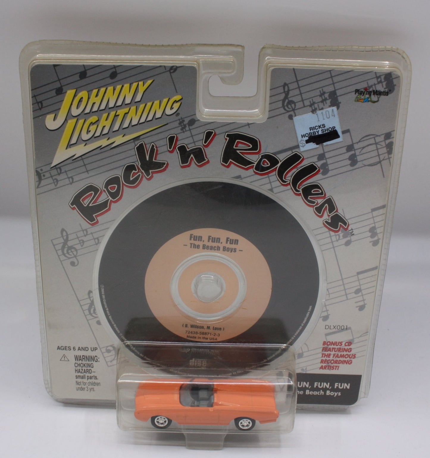 Playing Mantis 296-01 Johnny Lighting Rock'n'Rollers Car