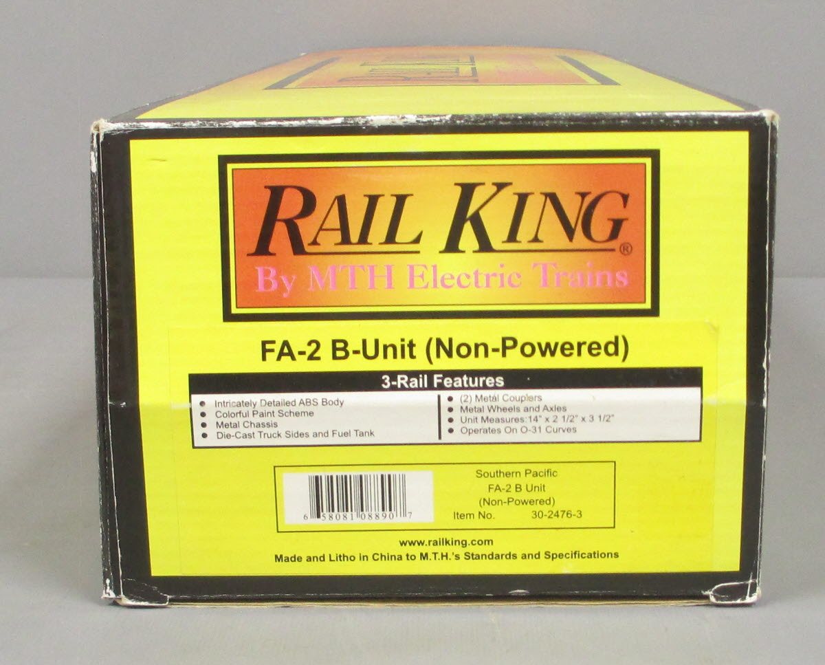 MTH 30-2476-3 Southern Pacific FA-2 B Unit Non-Powered Diesel Engine