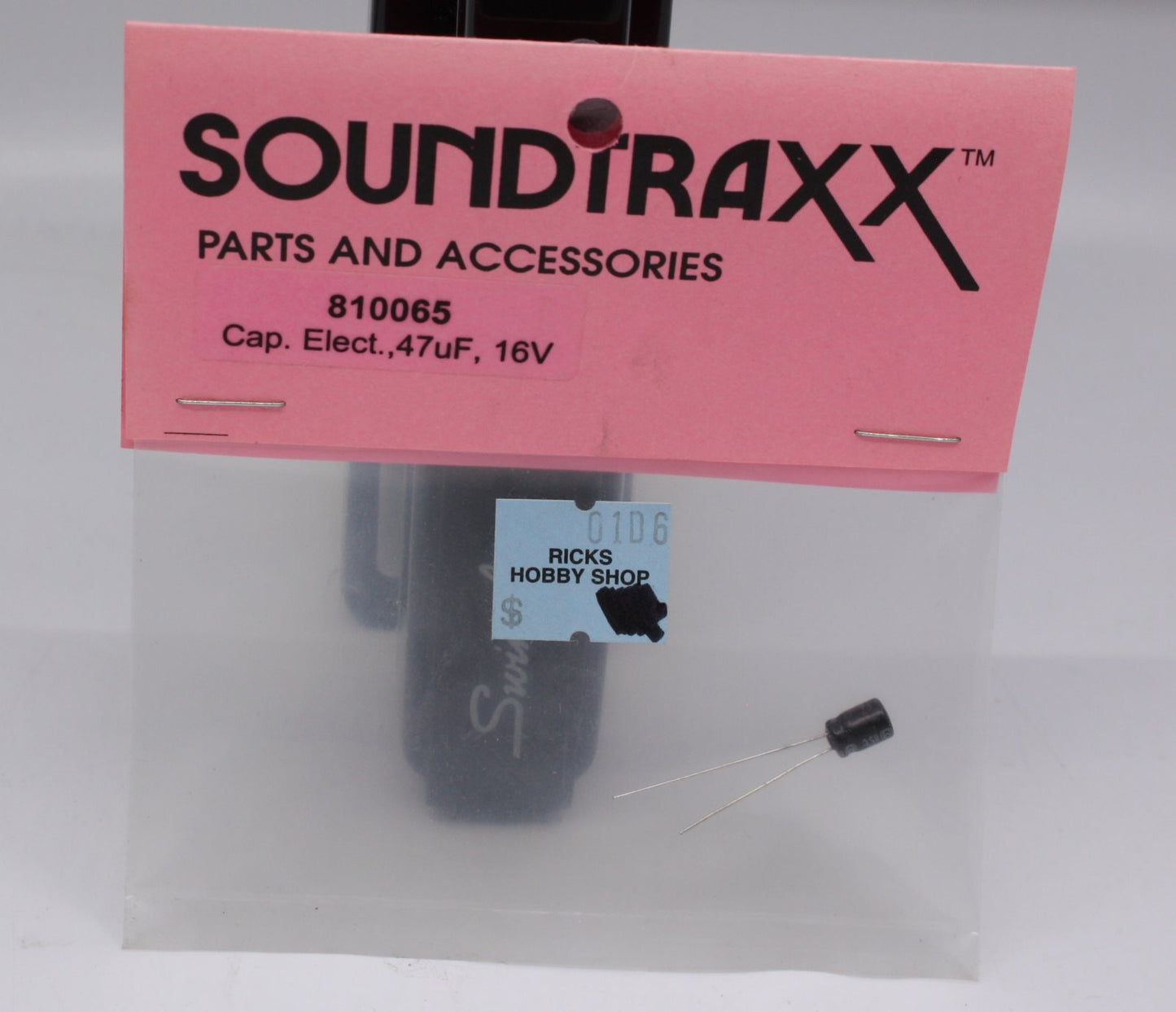 SoundTraxx 810065 HO Cap Electric, 47uF, 16V