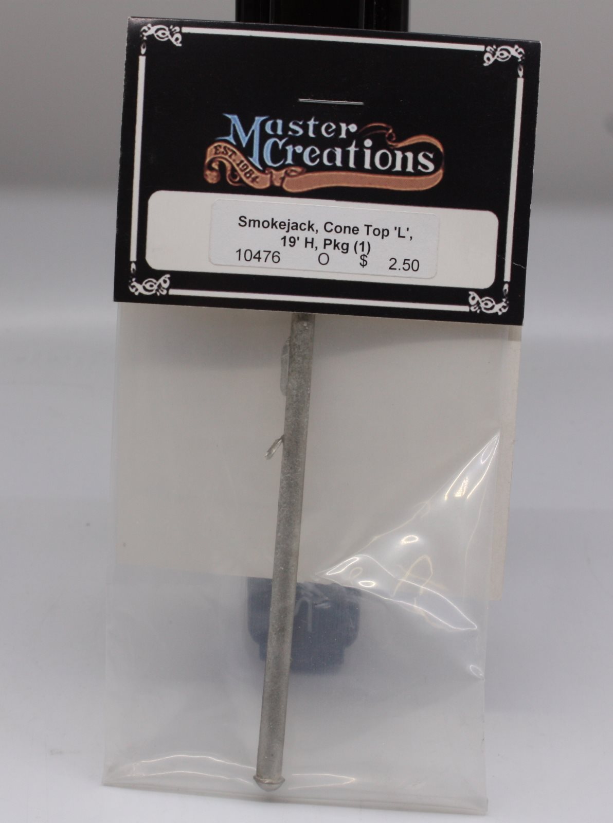 B.T.S. 10476 O Cone-Top Smokejack - 19'' High