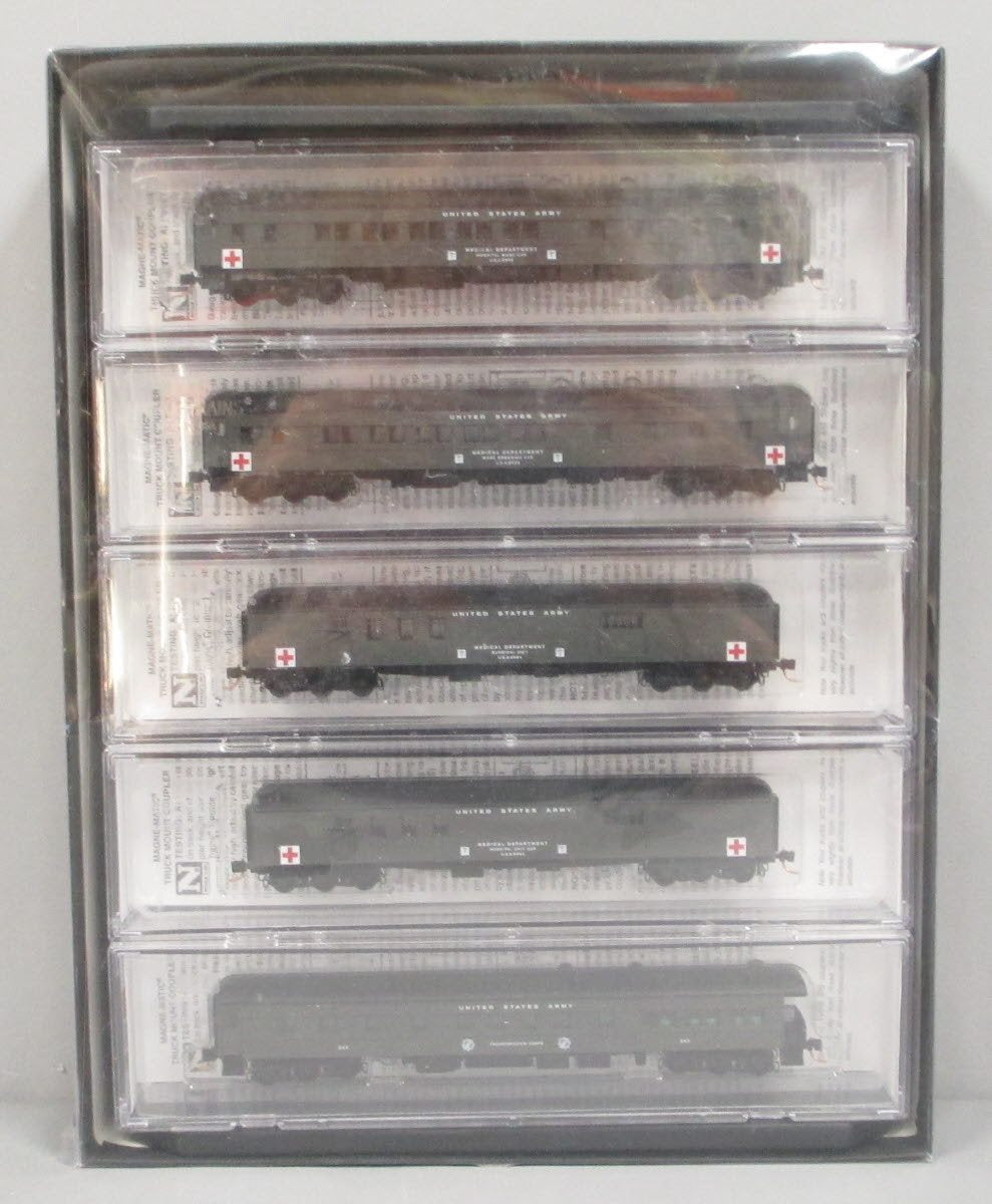 Micro-Trains 99301520 N US Army Pullman Heavyweight Passenger (Set of 5)