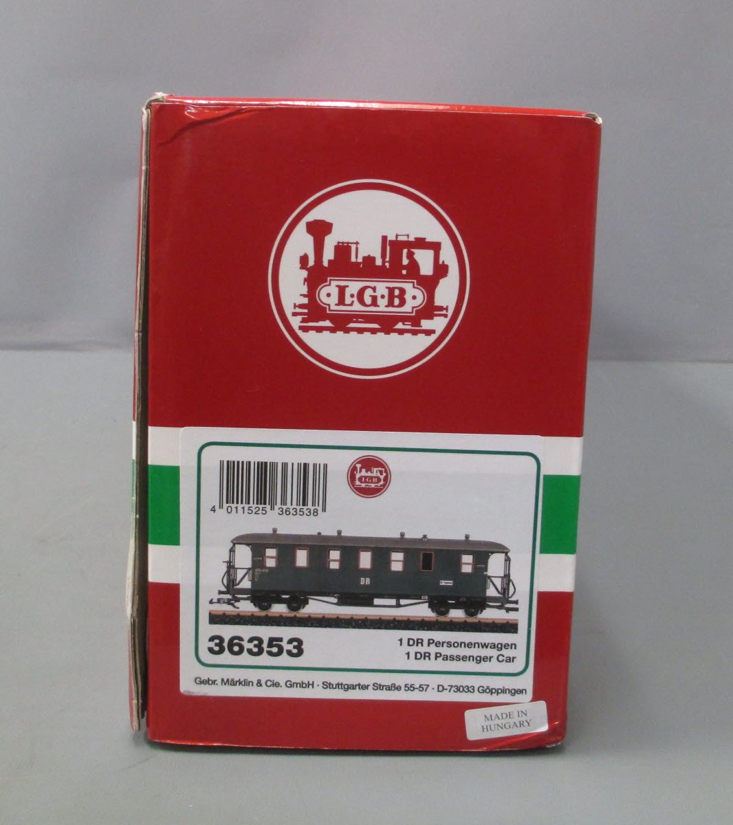 LGB 36353 DR Passenger Car (Metal Wheels)