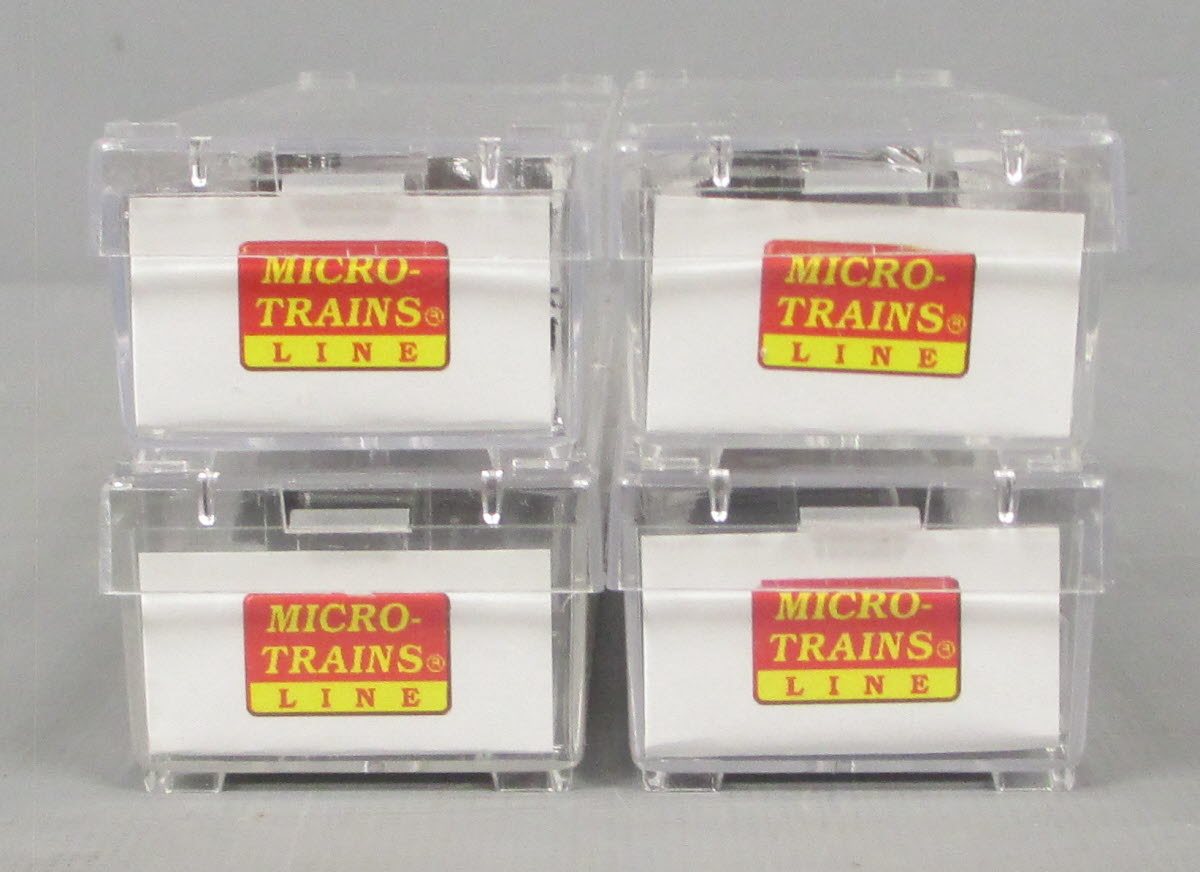 Micro-Trains 99300108 N Shell 39' Single Dome Tank Runner Pack (Set of 4)