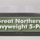 Micro-Trains 99301570 N Great Northern Heavyweight Passenger (Set of 5)