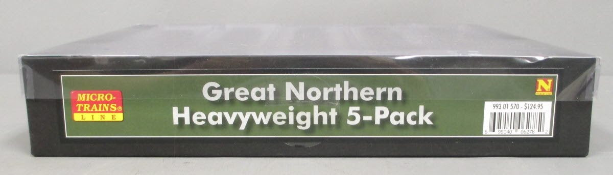 Micro-Trains 99301570 N Great Northern Heavyweight Passenger (Set of 5)