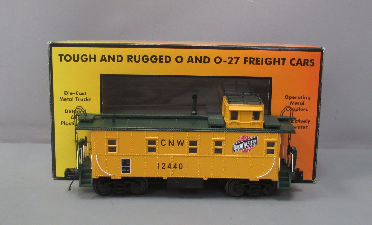 MTH 30-77322 O Chicago North Western Offset Steel Caboose Car #12440