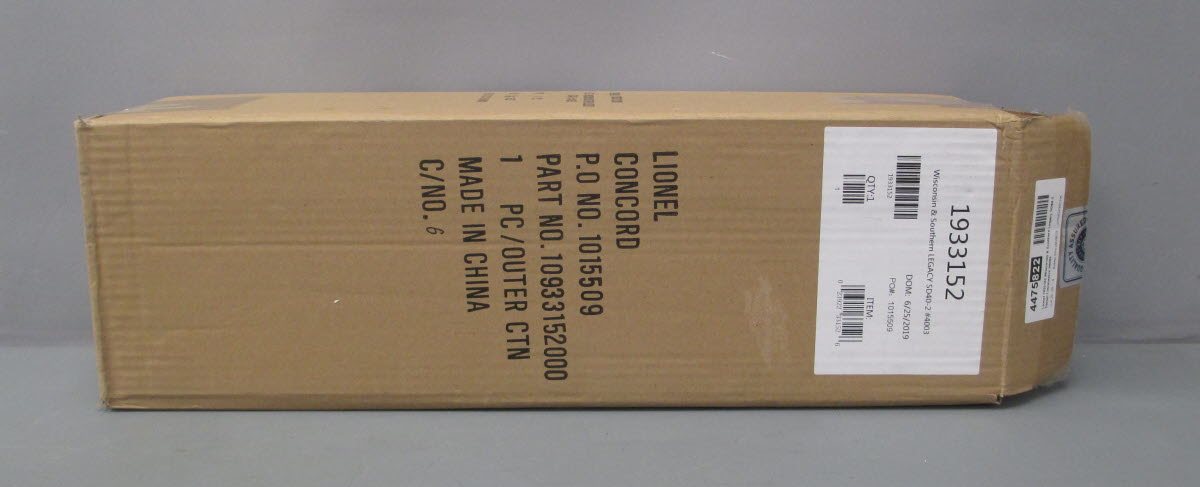 Lionel 1933152 Wisconsin & Southern Legacy SD40-2 Diesel Locomotive #4003