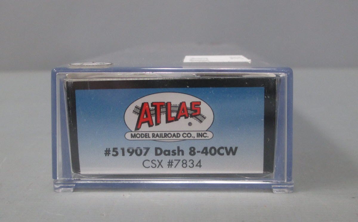 Atlas 51907 N Scale CSX C40-8W Diesel Locomotive #7834