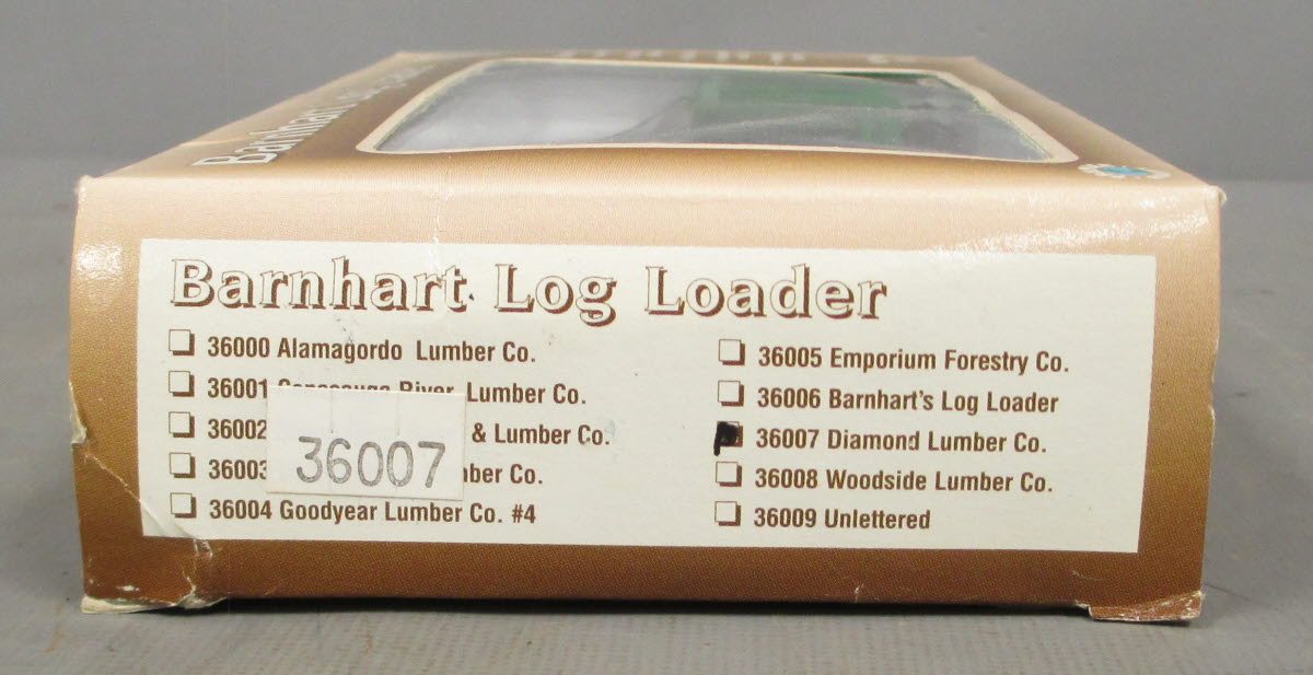 IHC 36007 HO Scale Diamond Lumber Co. Barnhart Log Loader