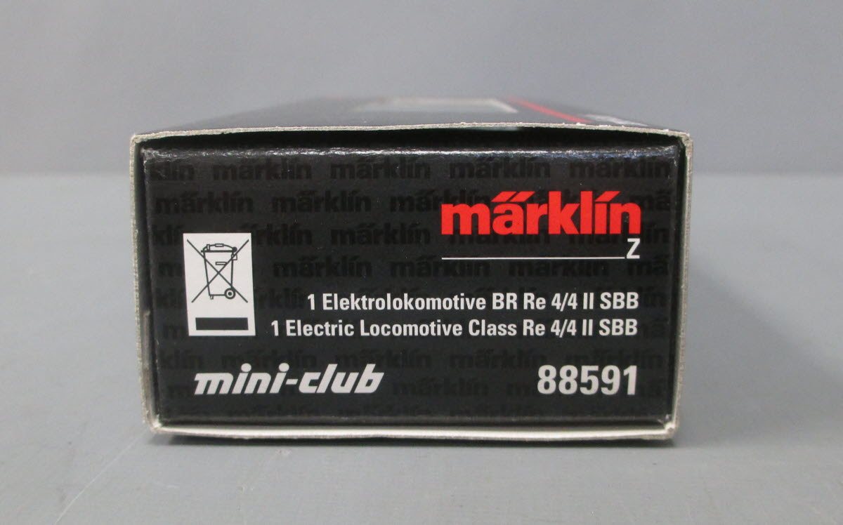 Marklin 88591 Z Swiss Federal Railways SBB Class Re 4/4 II Electric Locomotive