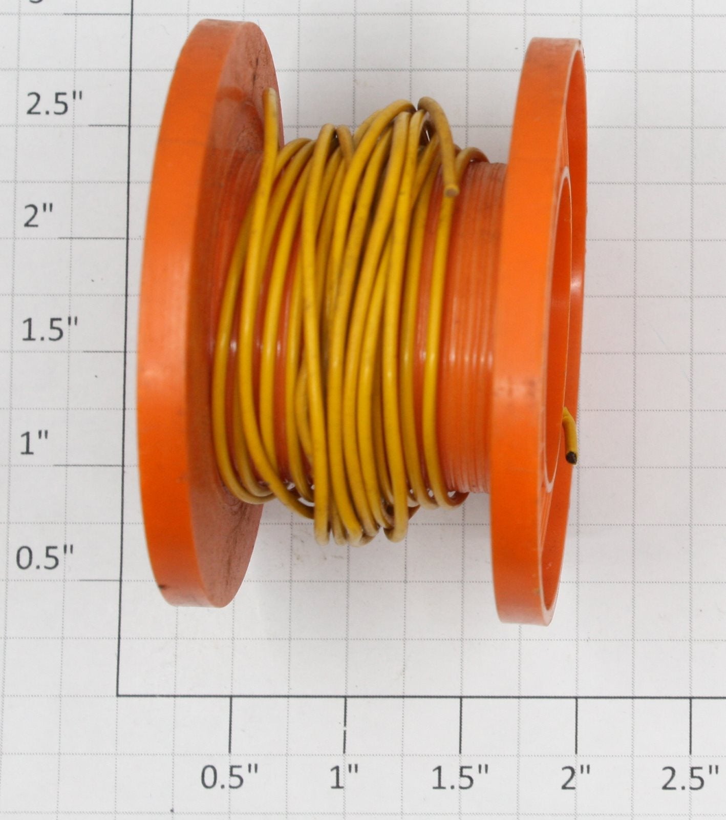 Lionel 6561-9 Orange Cable Reel with Yellow Loose Wire