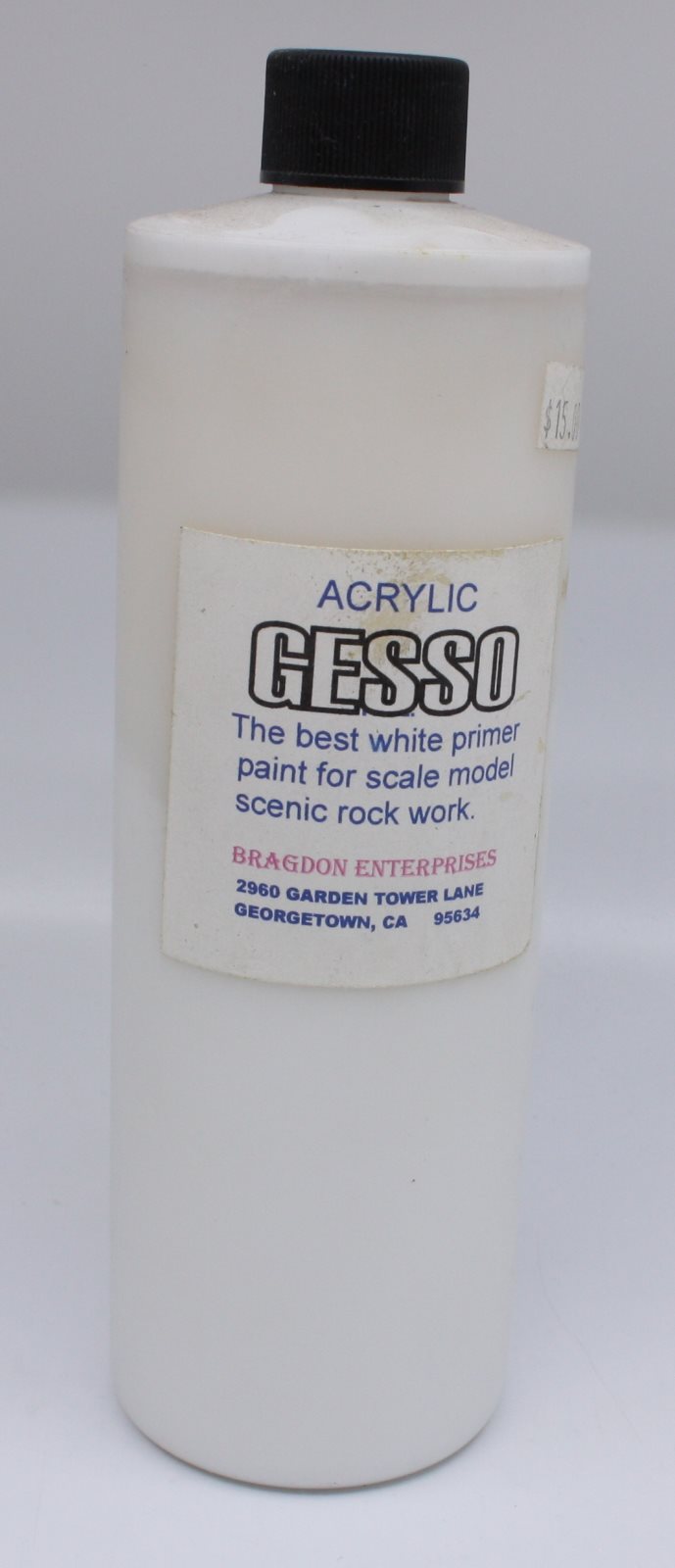 Bragdon Enterprises G1 Acrylic Gesso White Primer - 16 fl. oz. Bottle