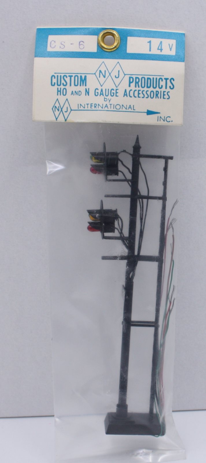 NJ International CS6 HO-N Scale 14 Volt Railroad Signal