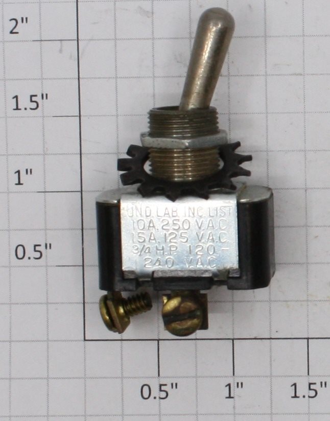 Acme 1000-1 SPST Heavy Duty Toggle Switch 15A @ 125VAC 3/4HP