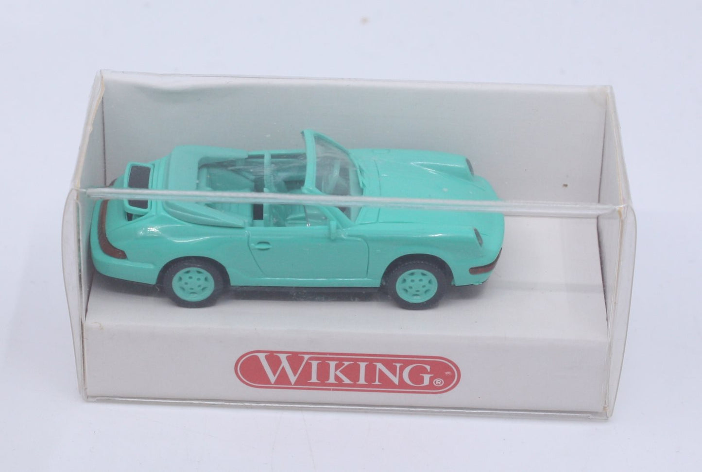 Wiking 1650118 HO Aqua Convertiable Porsche Cabriolet Mingrun