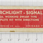 Pioneer 100X-1OS O Guage Dwarf Searchlight Signal