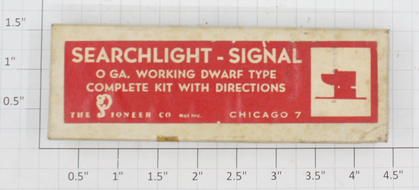 Pioneer 100X-1OS O Guage Dwarf Searchlight Signal