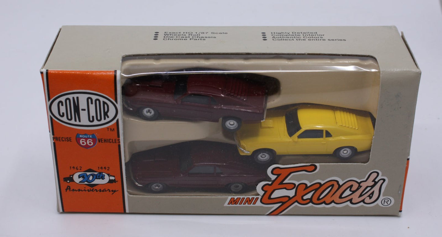 Con-Cor 0004-004003HO 1969 Mustang Set (Pack of 3)