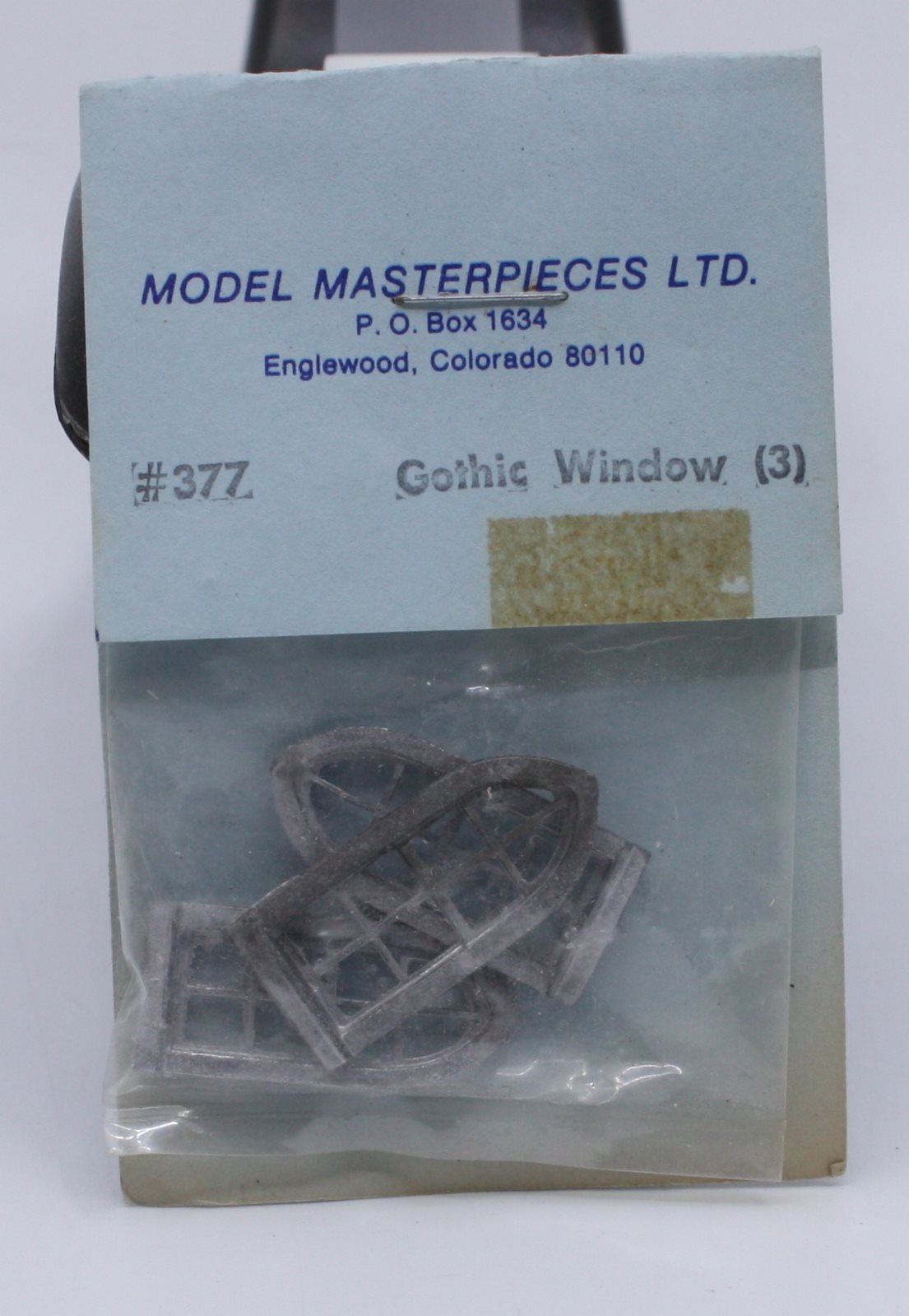 Model Masterpieces 377 HO Gothic Window